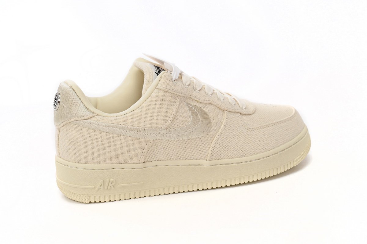 Stussy x Nike Air Force 1 Low “Fossil Stone” CZ9084-200 - Image 5