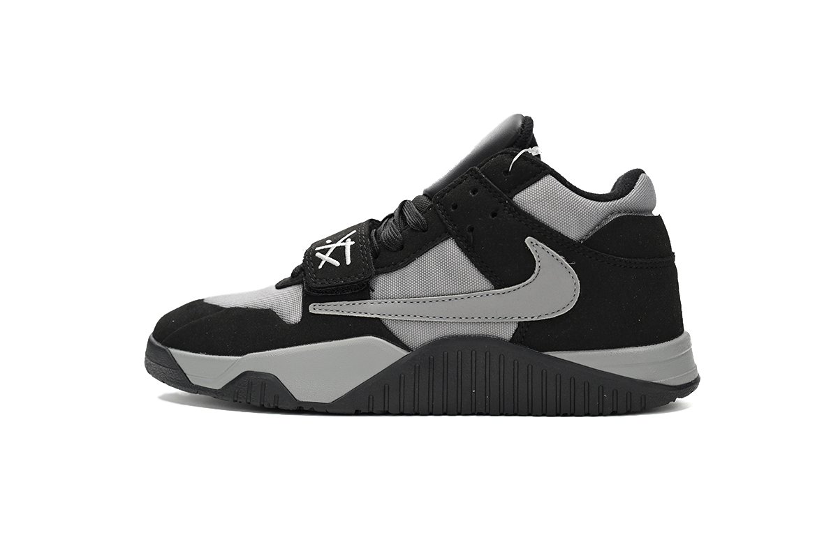 Travis Scott x Jordan Cut The Check Nice Kicks Black Charcoal  FZ8117-481 - Image 1